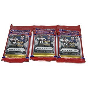 2021 Panini Prizm Football Cello Value Pack Lot of 3 Factory Sealed NFL Cards